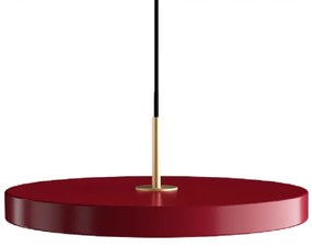 Lustra LED design scandinav Asteria medium - ruby red/ auriu