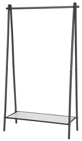 Suport multifunctional pentru haine STEEW 92,5x153 cm negru