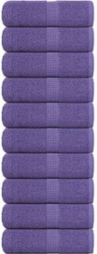 vidaXL Prosoape de baie, FROGN, 10 buc., violet, 30x30 cm, 360 g/m²
