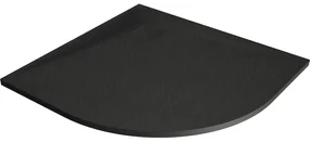 Mexen Bert cadaș de baie semicircular SMC 90 x 90 cm, negru - 4KR709090