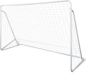 vidaXL Set poartă de fotbal, 240x90x150 cm, plasă și oțel calitativ