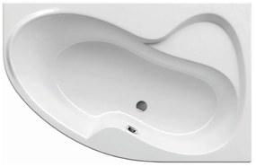 Ravak C421000000 - Cadă de colț ROSA 170 x 105 cm, acrilică, albă