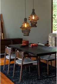 Masă de dining cu aspect de lemn de acacia 90x180 cm Class – Dutchbone