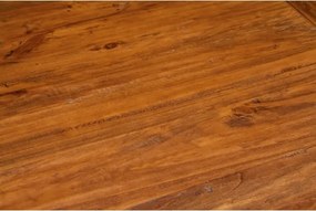 Masa pliabila, L90(180) 90 H80 cm,culoare nuc antichizat, Lemn masiv