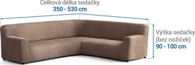 Gaico Huse bielastice COSTINA alunei colţar (l. 350 - 530 cm)