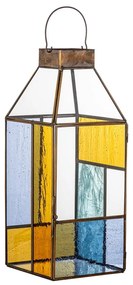 Felinar din sticlă (înălțime 38 cm) Drew – Bloomingville