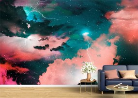 Tapet Premium Canvas - Cerul si fulgerele abstract