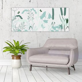 Tablou - Vector pajiște (120x50 cm)
