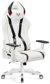 Scaun gaming Diablo X-Horn 2.0 King Size: alb-negru