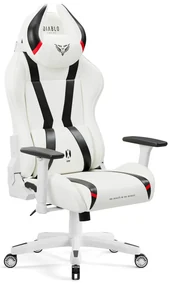 Scaun gaming Diablo X-Horn 2.0 King Size: alb-negru