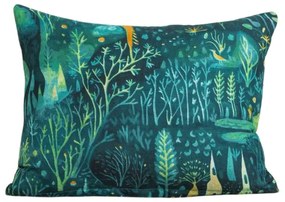 Husa decorativa pentru perna NEON FOREST 40x50 cm, colorat