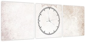 Tablou - Mandala pe zid (cu ceas) (90x30 cm)