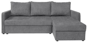 Colțar Boston 266Cutie de pat, 218x143x93cm, 121 kg, Picioare: Plastic