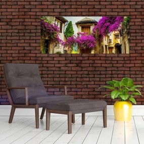 Tablou - Alee mediteraneană leneșă (120x50 cm)