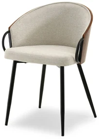 Scaun Elviria K (nuc + negru). Promo -9%. 1111040