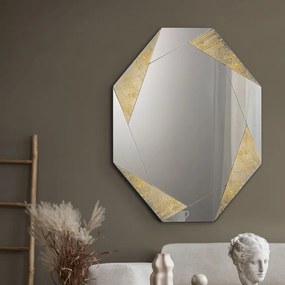 Oglinda decorativa design de lux Laverna gold 120x92cm