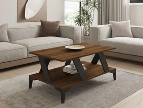Măsuță de cafea Puvulu (antracit + Nuc) . 1093191