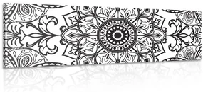 Tablou ornament alb-negru
