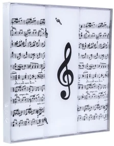 Batiste de bărbaţi cu imprimeu NOTE muzicale, set 3 buc