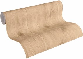Tapet nețesut aspect lemn Best of Wood`n Stone 10,05 x 0,53 m