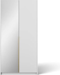 Dulap Alera II Hinged – cu oglindă – 100x58x204 cm – Alb – Alera II Hinged Dulap – Varianta 2