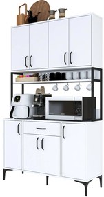 Set dulapuri bucătărie Jenaretta 27 (alb + negru). 1107094