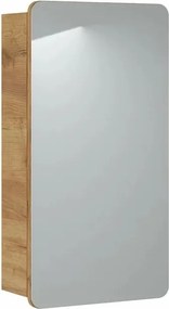 Dulap cu oglinda 40 cm cu 1 usa Comad Aruba stejar Craft