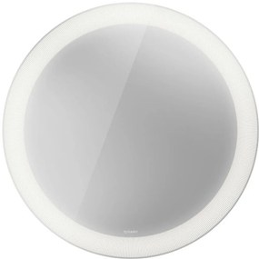Duravit Happy D.2 Plus oglindă 90x90 cm rotund cu iluminare alb HP7481S00000100