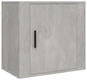 816872 vidaXL Noptieră de perete, gri beton, 50x30x47 cm