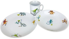 Set de masă pentru copii din 3 pieseThun Dinozauri