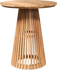 vidaXL Masă laterală Maro 70 x 70 x 75 cm Lemn solid de tec