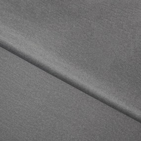 Pat matrimonial gri tapițat cu spațiu de depozitare cu somieră 140x200 cm Lamica – ELTAP