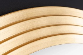 Oglinda de perete decorativa Art Deco 160cm, auriu