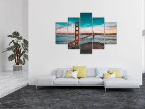 Tablou - Golden Gate, San Francisco (150x105 cm)