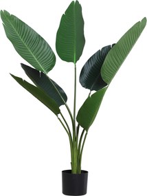 Outsunny Planta Artificiala Pasarea Paradisului Inalta 120cm, Planta Artificiala Strelitzia pentru Interior si Exterior cu Ghiveci | Aosom Romania