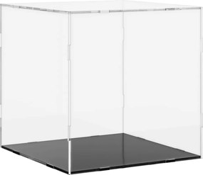 vidaXL Cutie de prezentare transparentă 30x30x30 cm, acrilică
