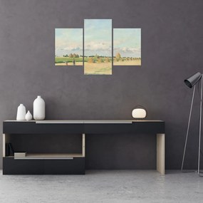 Tablou - Camille Pissarro, Landscape, Ile de France, reproducere (90x60 cm)