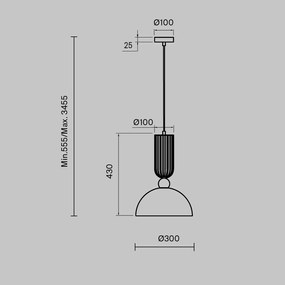 Lustra/Pendul LED design modern Antic