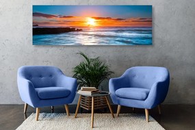 Tablou apus de soare romantic
