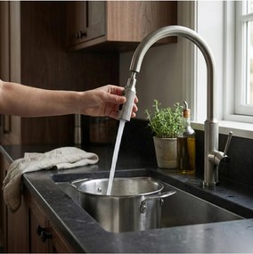 Baterie de bucatarie Rea Master crom periat