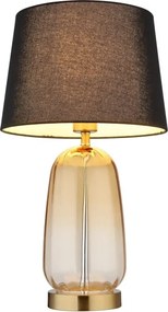 Globo 24142S - Lampă de masă CLASSY 1xE27/40W/230V negru/maro