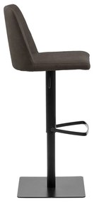 Scaun de bar gri antracit cu înălțime ajustabilă (înălțime șezut 78,5 cm) Avanja – Actona