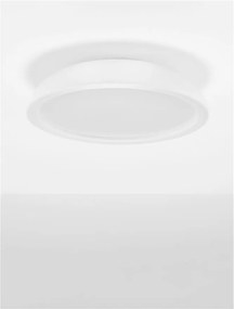 Lustra LED aplicata stil modern FELICIA alb 45cm