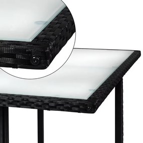 Deuba Set ratan de gradina America 4+4 - antracit