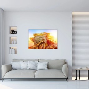 Tablou - Animale africane (90x60 cm)