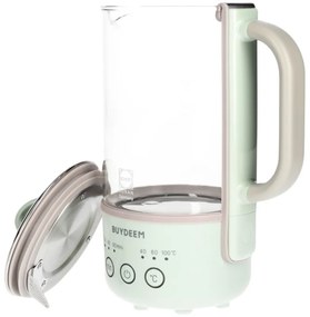 Canа electricа BUYDEEM K314, 300W, 0.6 L, Timer cu 3 trepte, 3 setari de temperatura, Mentine caldura pana la 8 ore, Verde deschis