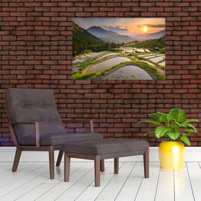 Tablou - Terase de orez (90x60 cm)