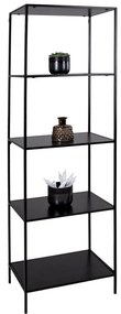 Bibliotecă House Nordic Vita Shelf, 51 x 170 m, negru