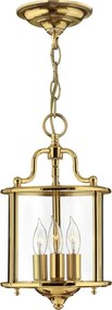 Hinkley HK-GENTRY-P-S-PB - Candelabru suspendat pe lanț GENTRY, 3xE14/60W/230V, auriu