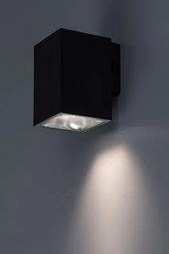 Aplica LED iluminat exterior ambiental, Protectie IP65 Urfa I negru